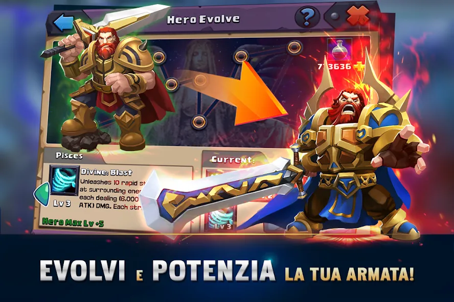 Clash of Lords 2: Italiano (Клэш оф Лордс 2)  [МОД Menu] Screenshot 3