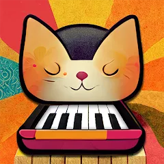 Скачать взломанную Cat Piano Meow - Sounds & Game  [МОД Много монет] - полная версия apk на Андроид