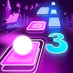 Скачать взломанную Dancing Sky 3 (Дэнсинг Скай 3)  [МОД Menu] - последняя версия apk на Андроид