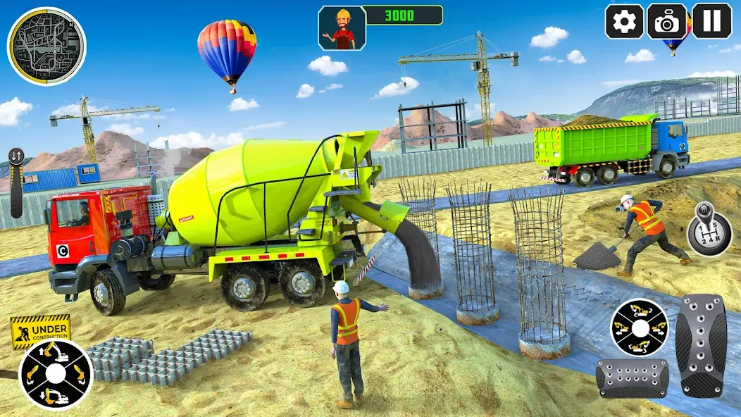 City Construction Simulator 3D  [МОД Mega Pack] Screenshot 5