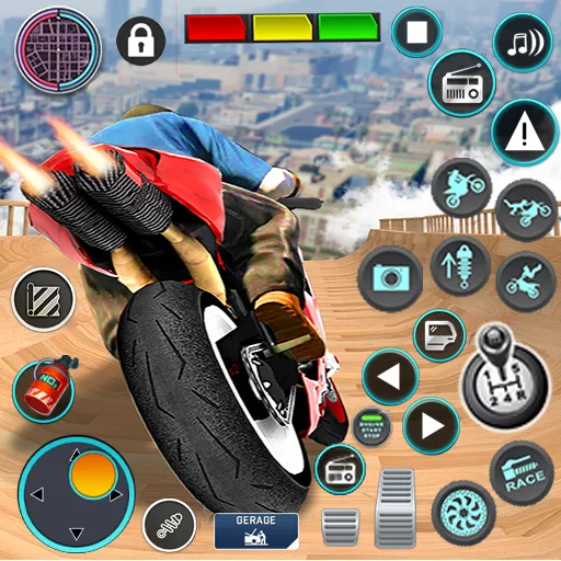 Mega Ramp Bike Stunts Games 3D  [МОД Много денег] Screenshot 1