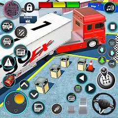 Взломанная Truck parking Jam Game: Puzzle  [МОД Mega Pack] - стабильная версия apk на Андроид