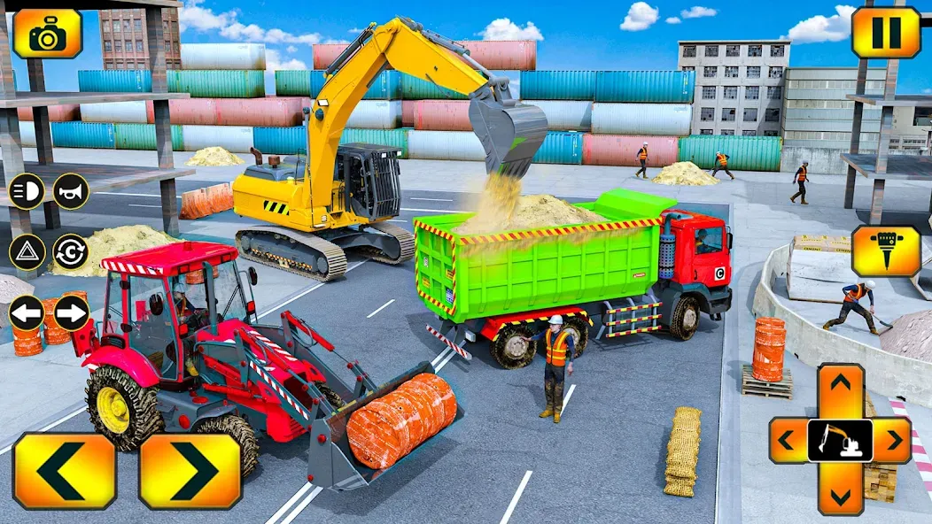 Sand Excavator Simulator Games  [МОД Бесконечные монеты] Screenshot 3