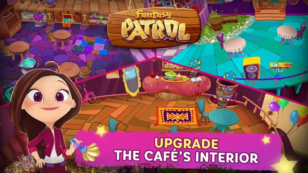 Fantasy Patrol: Cafe  [МОД Бесконечные монеты] Screenshot 5