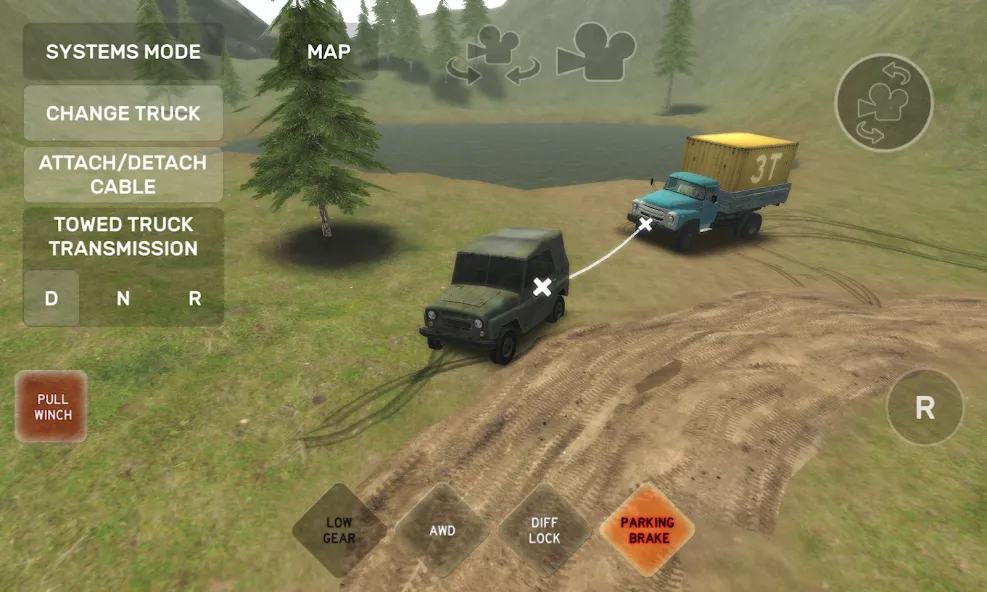 Dirt Trucker: Muddy Hills (Дрт Трукер)  [МОД Бесконечные монеты] Screenshot 1