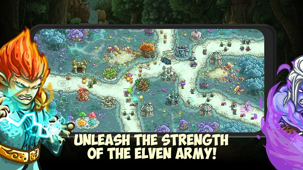 Kingdom Rush Origins TD (Кингдом Раш Ориджинс)  [МОД Бесконечные деньги] Screenshot 2