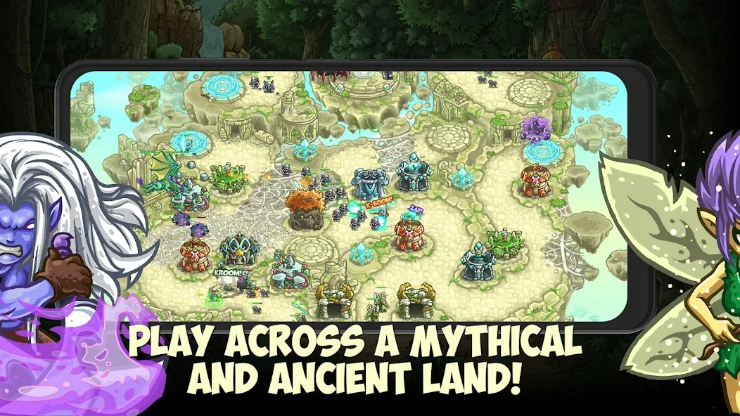 Kingdom Rush Origins TD (Кингдом Раш Ориджинс)  [МОД Бесконечные деньги] Screenshot 3