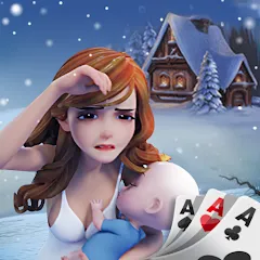 Взломанная Solitaire Home Design (Солитер Хоум Дизайн)  [МОД Много монет] - полная версия apk на Андроид