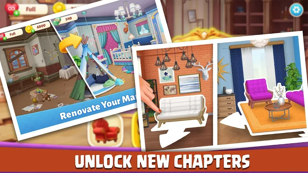 House Design: Redecor Makeover (Хаус Дизайн)  [МОД Unlimited Money] Screenshot 3