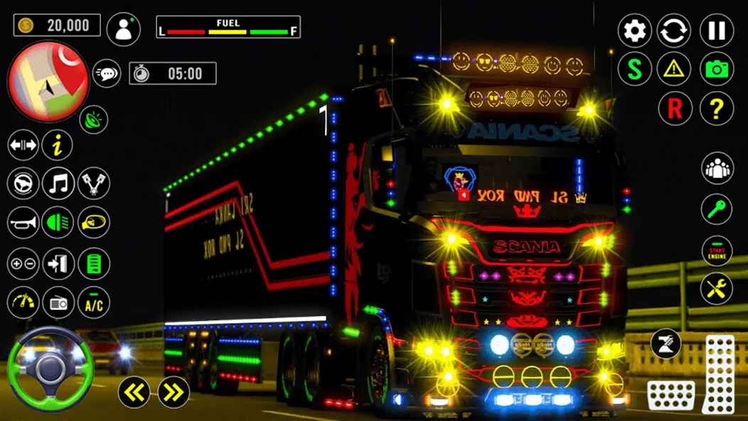 US Truck City Transport Sim 3d  [МОД Бесконечные монеты] Screenshot 1