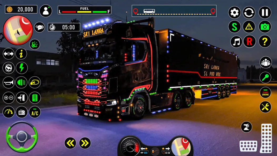 US Truck City Transport Sim 3d  [МОД Бесконечные монеты] Screenshot 3