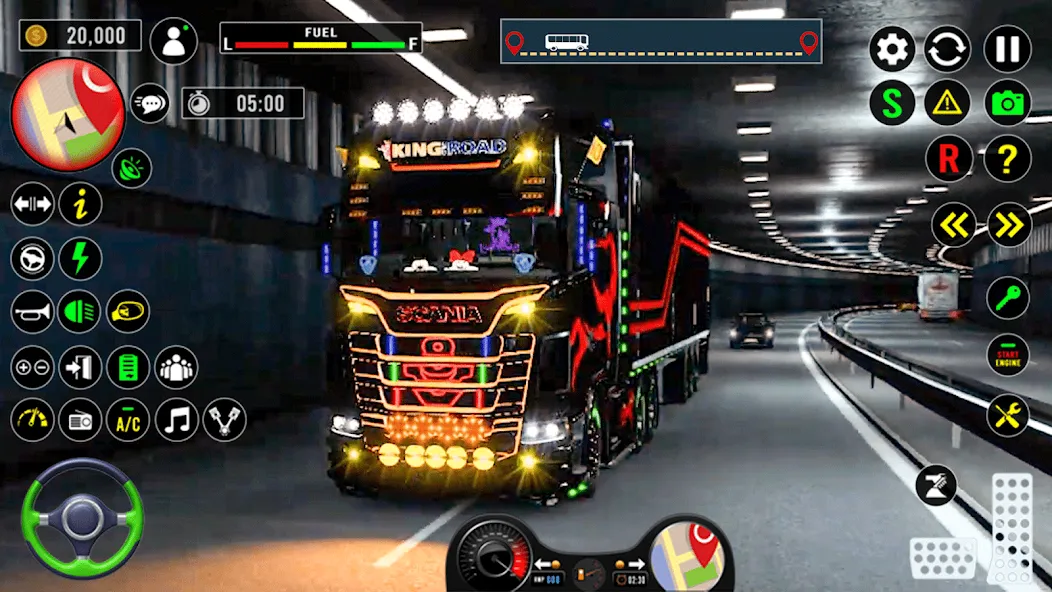 US Truck City Transport Sim 3d  [МОД Бесконечные монеты] Screenshot 4