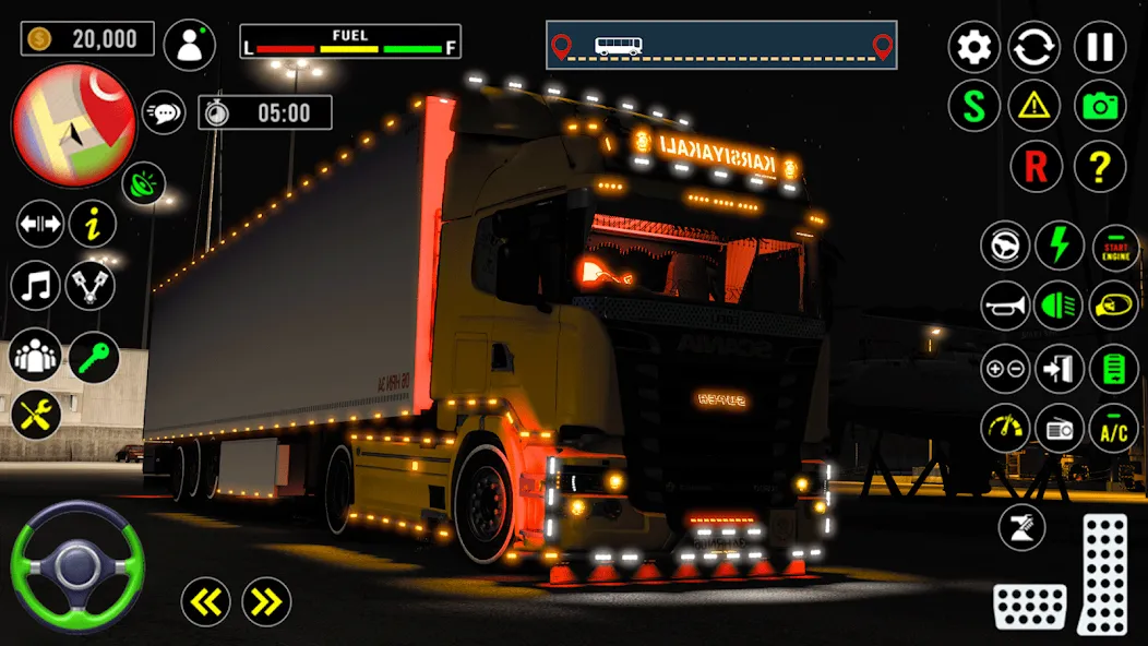 US Truck City Transport Sim 3d  [МОД Бесконечные монеты] Screenshot 5