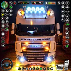 Скачать взлом US Truck City Transport Sim 3d  [МОД Бесконечные монеты] - последняя версия apk на Андроид