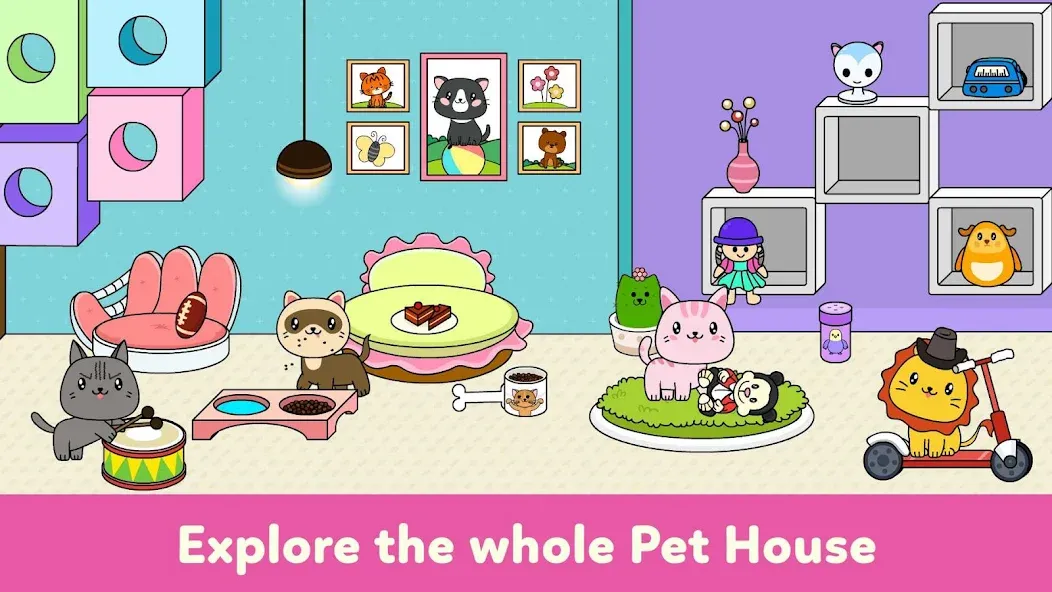 Tizi Town - My Pet Daycare  [МОД Много монет] Screenshot 2