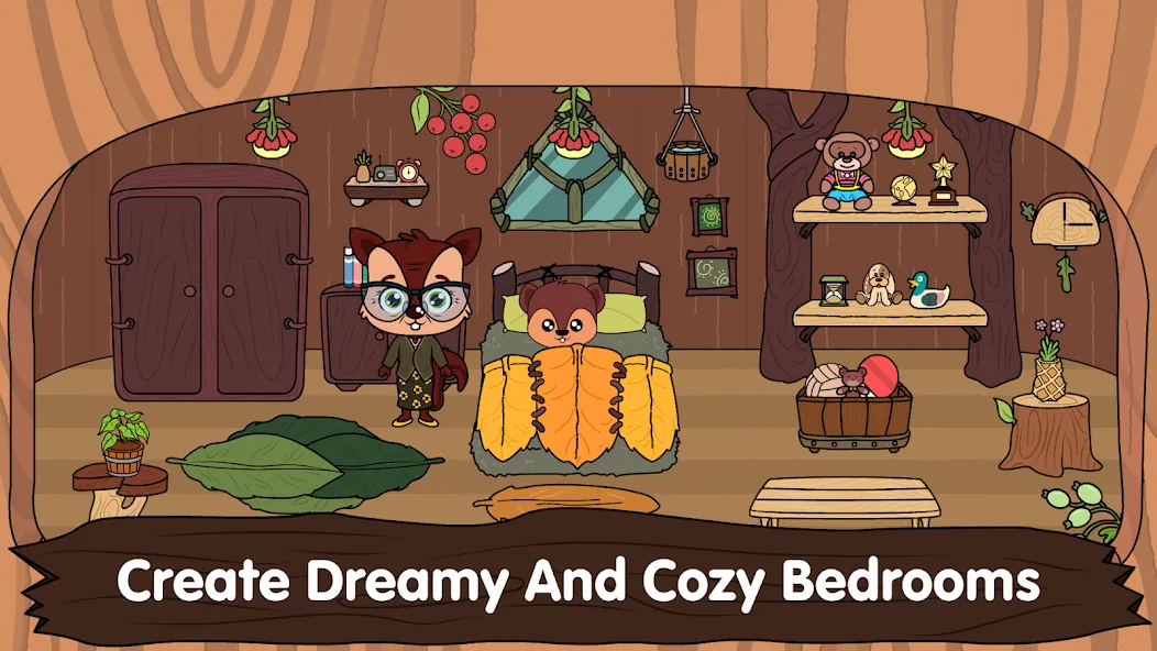 Animal Town - My Squirrel Home  [МОД Бесконечные деньги] Screenshot 2