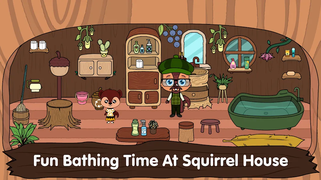 Animal Town - My Squirrel Home  [МОД Бесконечные деньги] Screenshot 4