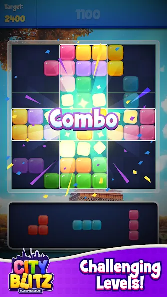 City Blitz-Block Puzzle Blast (Блок Головоломка Кинг)  [МОД Меню] Screenshot 4