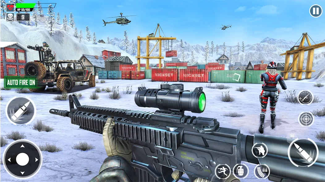 First Person Shooter Mode  [МОД Много монет] Screenshot 2