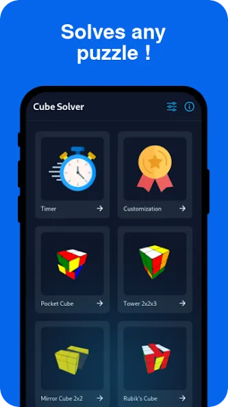 Cube Solver (Кьюб Солвер)  [МОД Unlocked] Screenshot 1