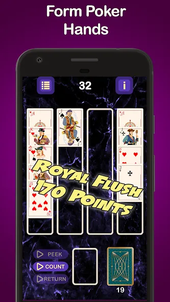 Puzzle Poker Joker's Wild  [МОД Unlocked] Screenshot 2