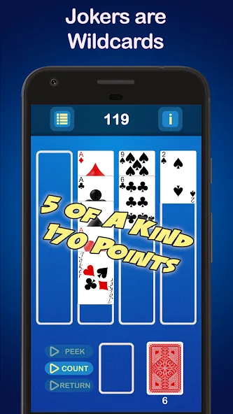 Puzzle Poker Joker's Wild  [МОД Unlocked] Screenshot 3