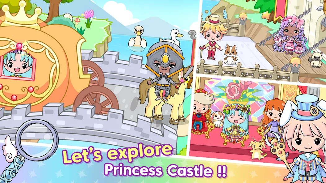 Jibi Land : Princess Castle (Джиби Лэнд)  [МОД Много денег] Screenshot 1