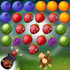 Скачать взломанную Fruits Shooter Pop (Фрутс Шутер Поп)  [МОД Menu] - стабильная версия apk на Андроид