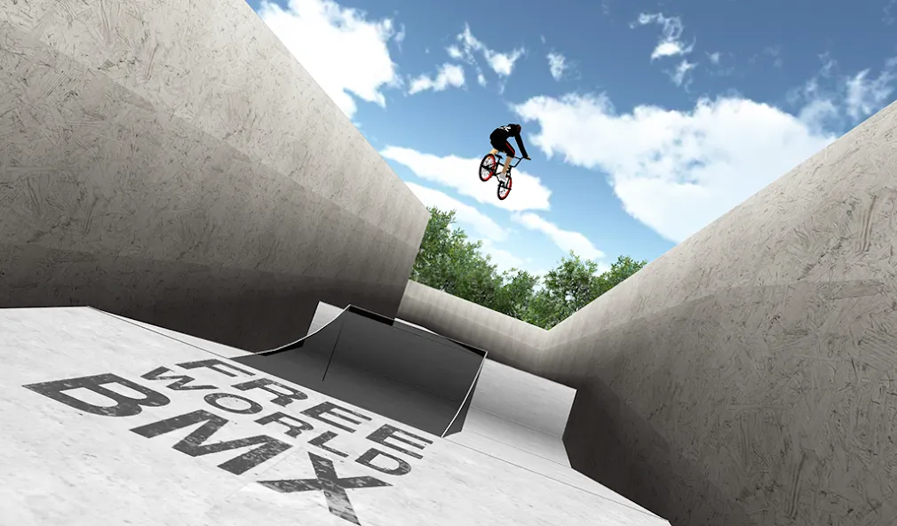 Free World BMX (Фри Ворлд БМХ)  [МОД Unlimited Money] Screenshot 1