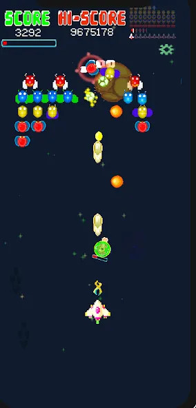 Galaxiga Retro Arcade Action (Галаксига Ретро Аркейд Экшн)  [МОД Menu] Screenshot 3