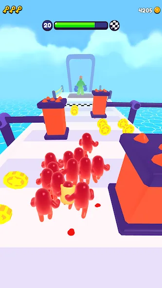 Join Blob Clash 3D: Mob Runner (Джойн Блоб Клаш 3D)  [МОД Много монет] Screenshot 4