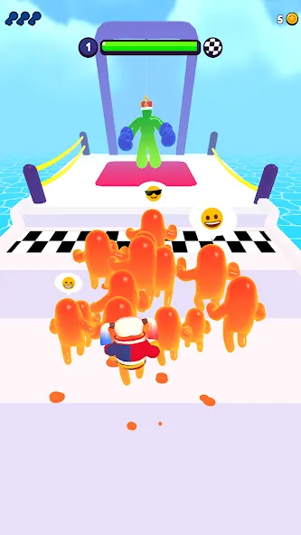 Join Blob Clash 3D: Mob Runner (Джойн Блоб Клаш 3D)  [МОД Много монет] Screenshot 5