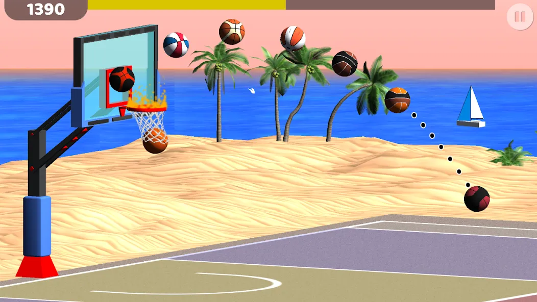 Basketball: Shooting Hoops  [МОД Unlimited Money] Screenshot 2