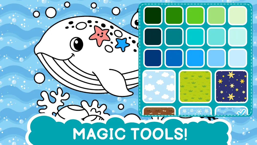 Easy coloring book for kids  [МОД Mega Pack] Screenshot 4