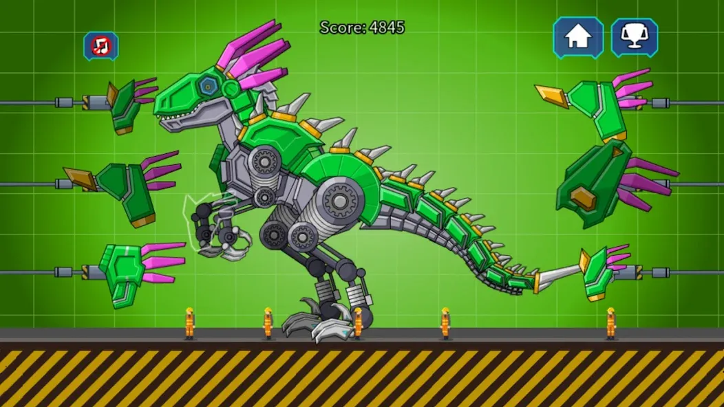 Velociraptor Rex Dino Robot (Велоцираптор Рекс Дино Робот)  [МОД Бесконечные монеты] Screenshot 5