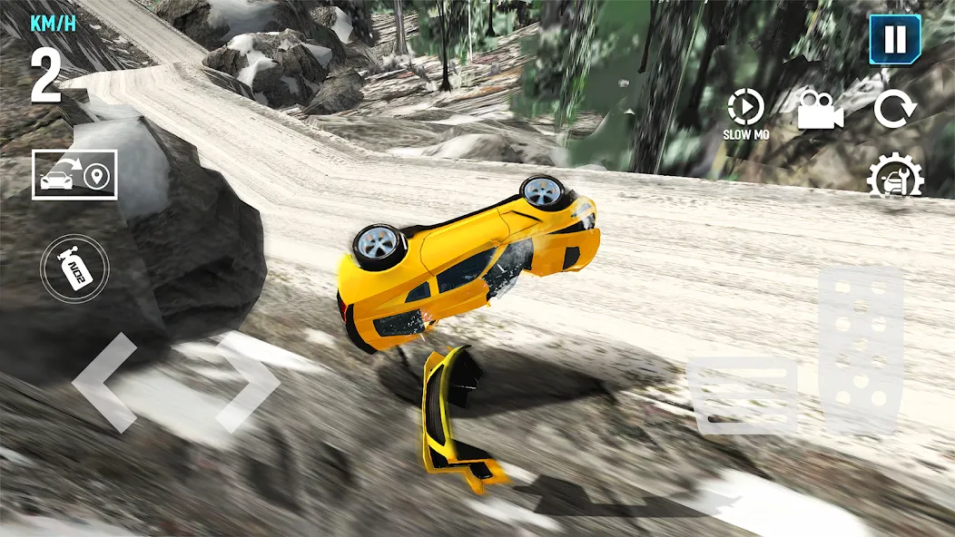 Mega Car Crash Simulator (Мега Кар Краш Симулятор)  [МОД Бесконечные монеты] Screenshot 4