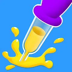 Взлом Paint Dropper: draw puzzle (Пэйнт Дроппер)  [МОД Меню] - стабильная версия apk на Андроид