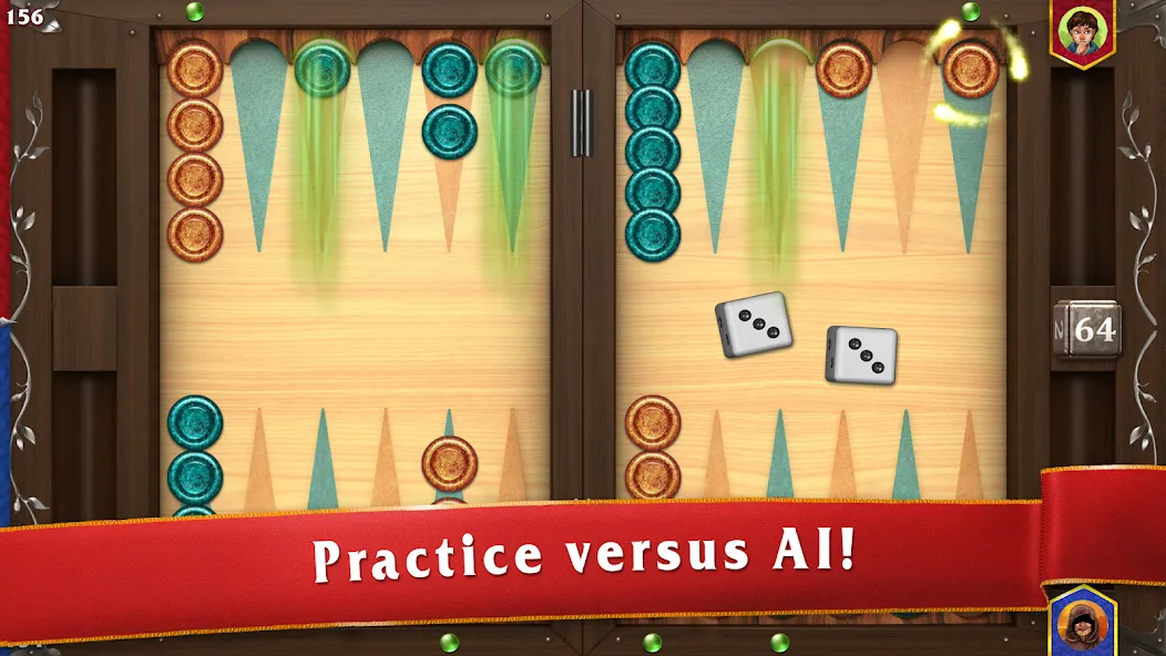 Backgammon Masters  [МОД Menu] Screenshot 3