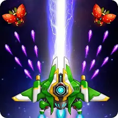 Взломанная Galaxy Attack - space shooting (Гэлакси Атак)  [МОД Много монет] - последняя версия apk на Андроид