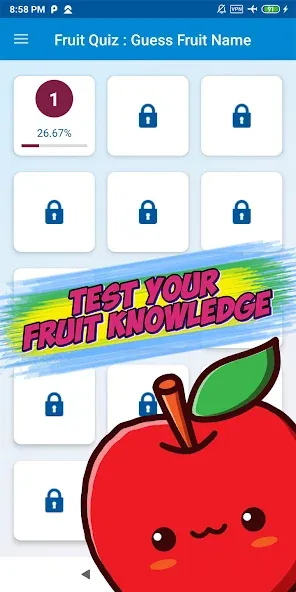 Guess the fruit name game  [МОД Меню] Screenshot 2