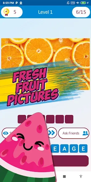 Guess the fruit name game  [МОД Меню] Screenshot 4