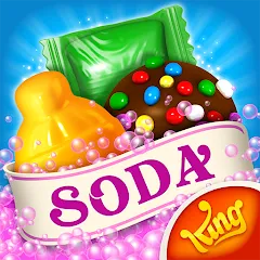 Взлом Candy Crush Soda Saga (Кенди Краш Сода Сага)  [МОД Menu] - стабильная версия apk на Андроид