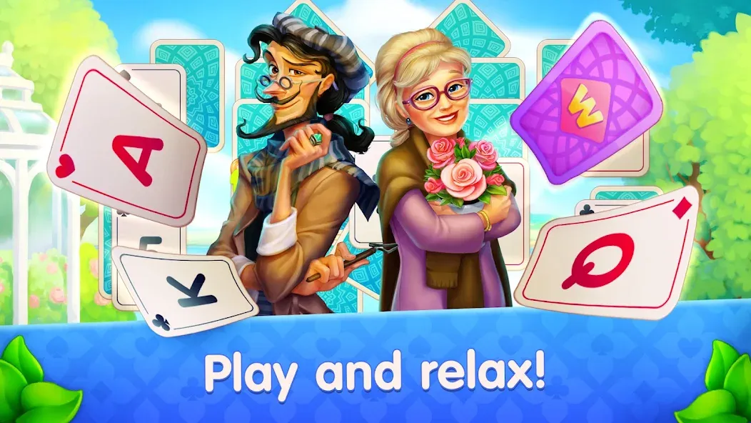 CityMix Solitaire TriPeaks (СитиМикс ТриПикс)  [МОД Unlocked] Screenshot 1