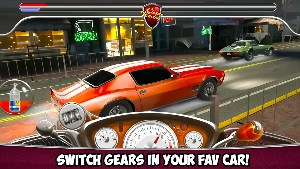 Classic Drag Racing Car Game (Классическая игра на гонках драгрейсинга)  [МОД Menu] Screenshot 3