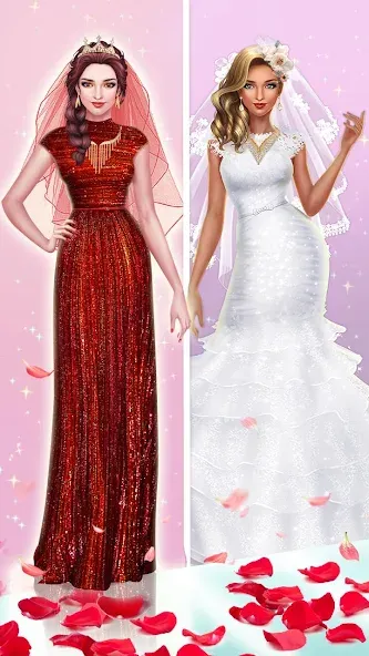 Dream Wedding: Bride Dress Up  [МОД Много монет] Screenshot 5