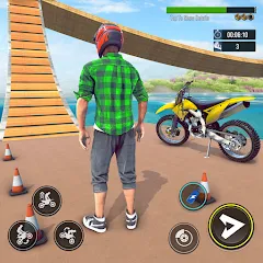 Взлом Bike Stunt : Motorcycle Game  [МОД Много денег] - стабильная версия apk на Андроид