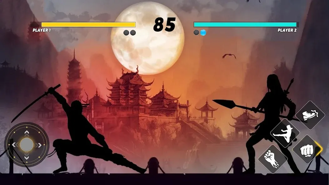 Sword Shadow Fighting Game 3D  [МОД Все открыто] Screenshot 2