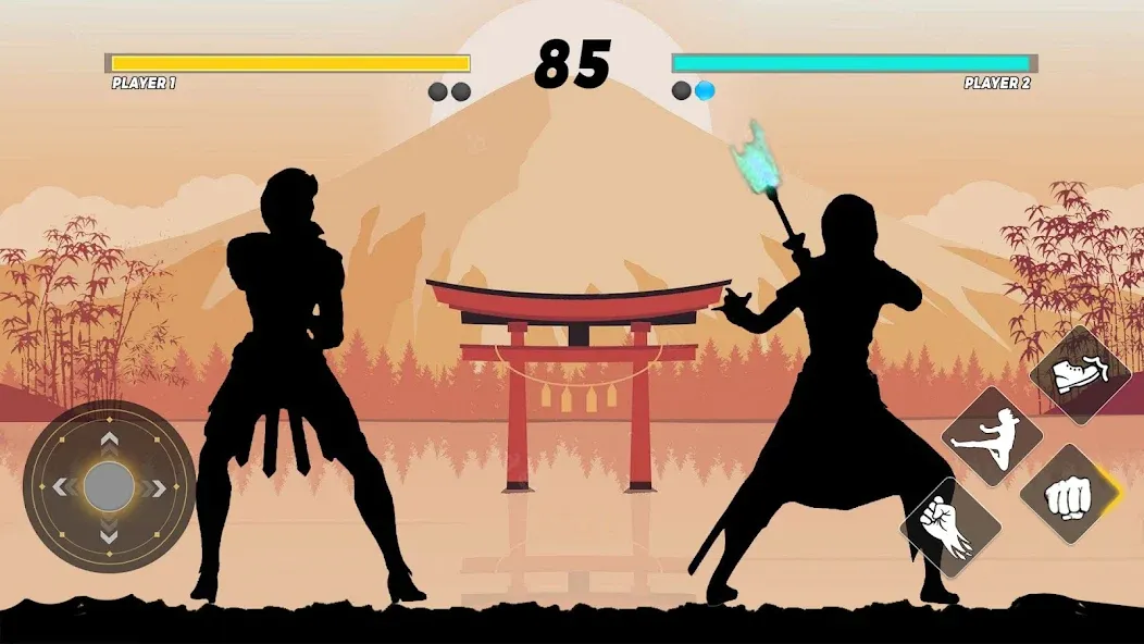 Sword Shadow Fighting Game 3D  [МОД Все открыто] Screenshot 4