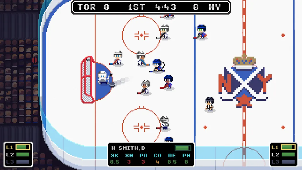 Ice League Hockey (Айс Лиг Хоккей)  [МОД Много монет] Screenshot 1