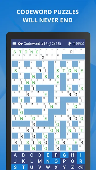 Keywords — Codeword Puzzle  [МОД Все открыто] Screenshot 2